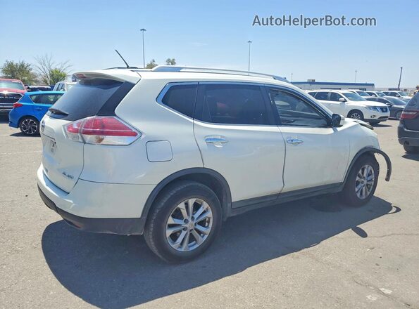 KNMAT2MV0GP636027 2016 NISSAN ROGUE White Przód prawy