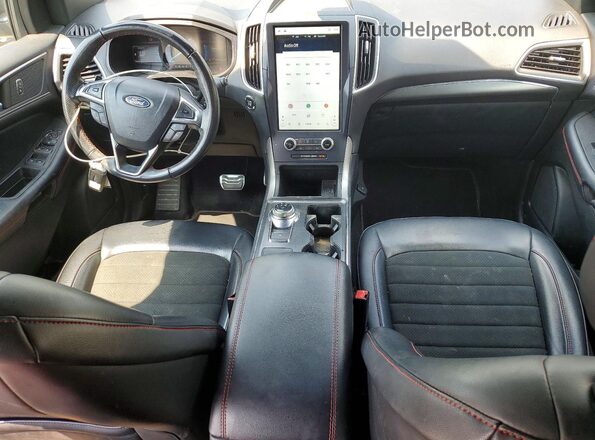 2FMPK4J95NBA59527 2022 FORD EDGE Gray Вид щитка приладів