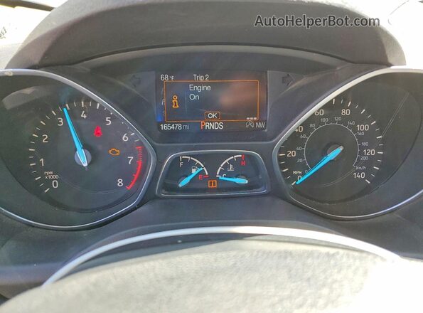 1FMCU9GD1HUE55471 2017 FORD ESCAPE Silver Widok tylnych siedzeń