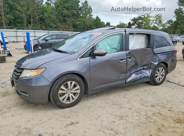 5FNRL5H64GB137975 2016 HONDA ODYSSEY Silver Trasero izquierdo