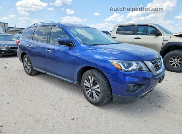 5N1DR2MM4JC649103 2018 NISSAN PATHFINDER Blue Front view