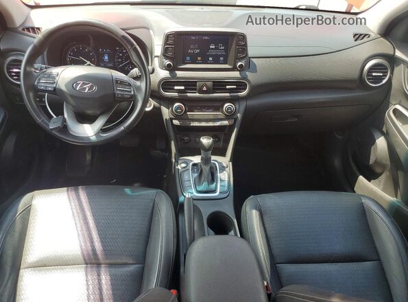 KM8K3CA5XKU364042 2019 HYUNDAI KONA Orange ხელსაწყოთა პანელის ხედი