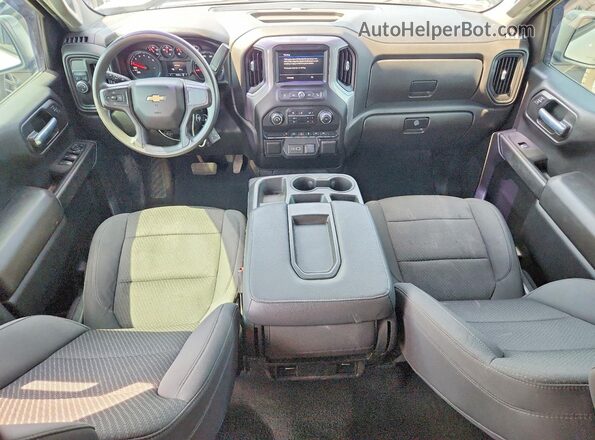 1GCRWBEK4MZ292832 2021 CHEVROLET SILVERADO White Սարքավորումների վահանակի տեսք
