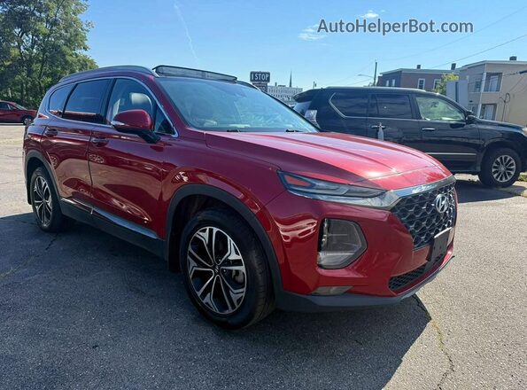 5NMS5CAA6LH160410 2020 HYUNDAI SANTA FE Red წინა ხედი