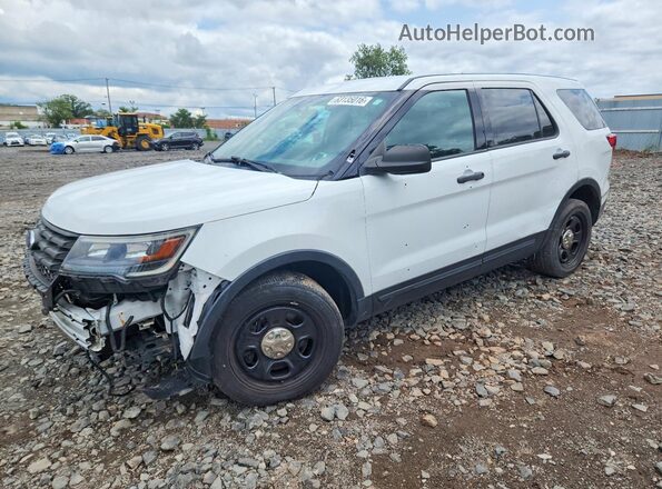 1FM5K8AR6KGB22931 2019 FORD EXPLORER Белый Задняя левая четверть
