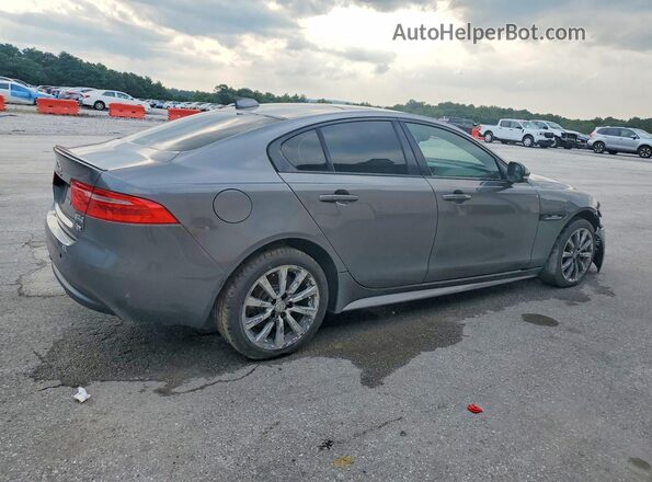 SAJAL4BN4HA971585 2017 JAGUAR XF Gray Delantero derecho
