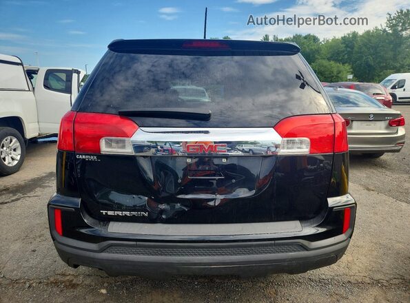 2GKALMEK9H6341093 2017 GMC TERRAIN Black Front interior view
