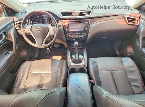 5N1AT2MT6GC917394 2016 NISSAN ROGUE Серебряный Вид щитка приборов