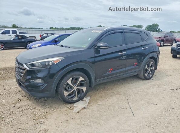 KM8J33A2XGU146028 2016 HYUNDAI TUCSON Черный Задняя левая четверть