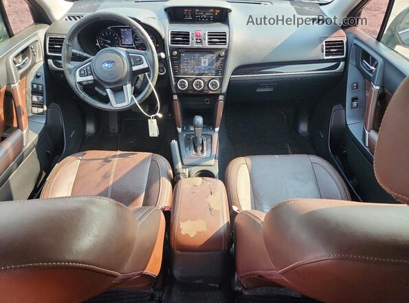 JF2SJATC0HH531523 2017 SUBARU FORESTER Charcoal Widok zestawu wskaźników
