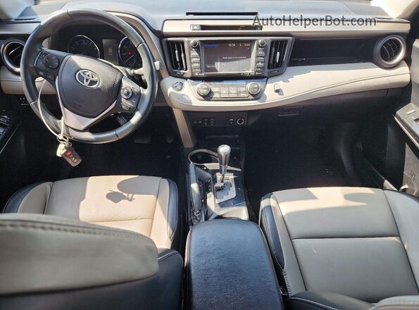 2T3DFREV5GW495035 2016 TOYOTA RAV4 Silver Widok zestawu wskaźników