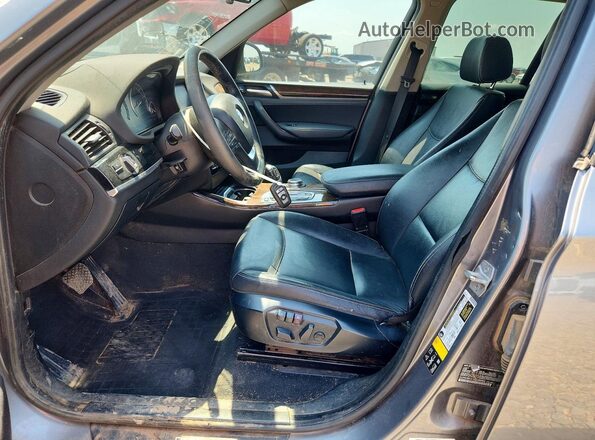 5UXWX9C51G0D80463 2016 BMW X3 Серебряный Вид панели приборов