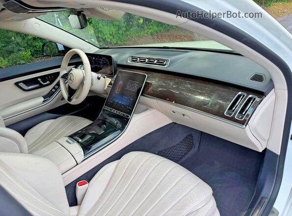 W1K6G6DB7NA071286 2022 MERCEDES-BENZ S White სალონის 360-გრადუსიანი ხედი