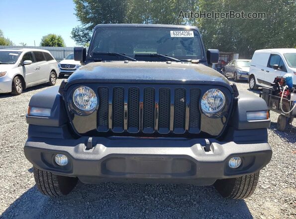 1C4HJXDG2JW133499 2018 JEEP WRANGLER Black უკანა ხედი