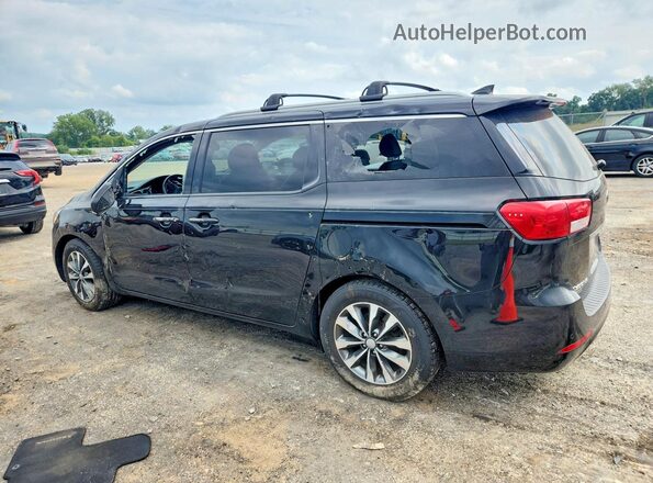 KNDMC5C12G6159054 2016 KIA SEDONA Black Tył prawy