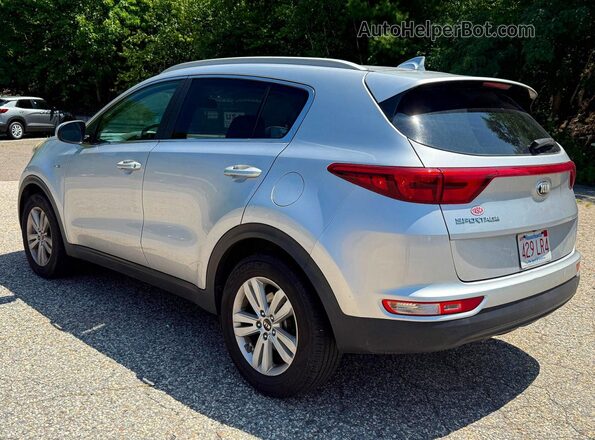 KNDPMCAC7J7300687 2018 KIA SPORTAGE Gray უკანა მარჯვენა