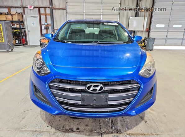 KMHD35LH0HU373496 2017 HYUNDAI ELANTRA Blue Вид ззаду