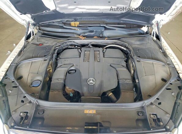 WDDUG6GB7JA364134 2018 MERCEDES-BENZ S-CLASS White Vista del compartimento del motor