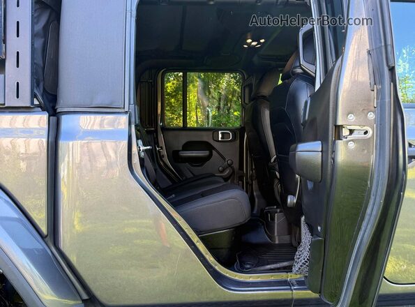 1C6HJTAG5ML614907 2021 JEEP GLADIATOR Серый Вид салона спереди