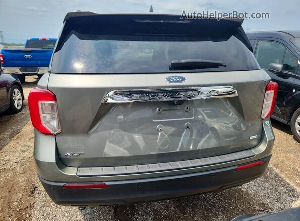 1FMSK8DHXLGB09848 2020 FORD EXPLORER Green Вид салону спереду