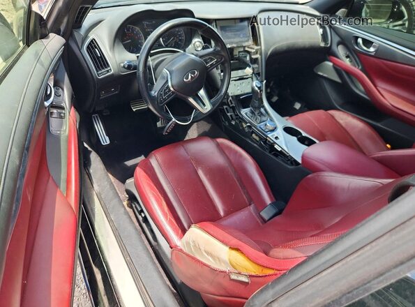 JN1EV7EL8HM552968 2017 INFINITI Q60 Black Սարքավորումների վահանակի տեսք