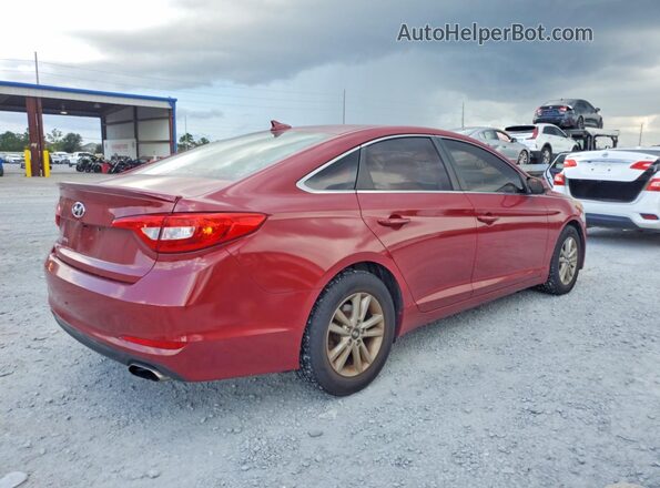 5NPE24AF0GH334195 2016 HYUNDAI SONATA Red Передня права чверть