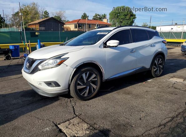 5N1AZ2MH6HN187471 2017 NISSAN MURANO Белый Задняя левая четверть
