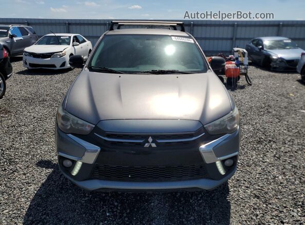 JA4AP3AU4JU014393 2018 MITSUBISHI OUTLANDER Gray Вид ззаду
