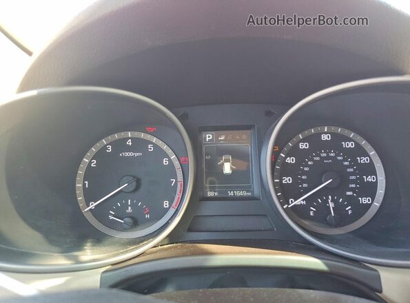 5XYZT3LBXHG405902 2017 HYUNDAI SANTA FE Orange Вид задніх сидінь