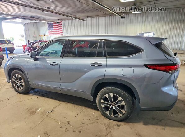 5TDGZRBH0NS197901 2022 TOYOTA HIGHLANDER Gray Հետևի աջ