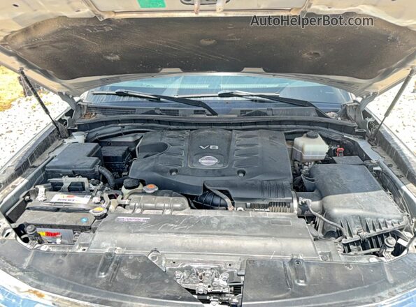 JN8AY2ND7H9008564 2017 NISSAN ARMADA Silver Առջևի վահանակի տեսք
