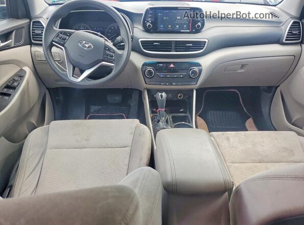 KM8J2CA49KU857605 2019 HYUNDAI TUCSON Black Widok zestawu wskaźników