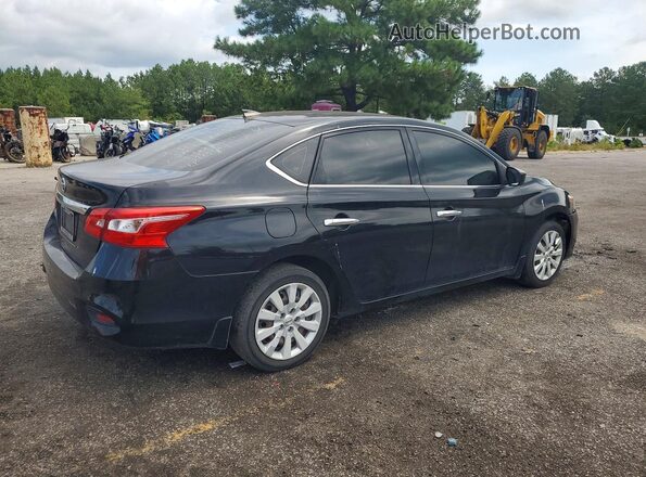 3N1AB7AP0KY325648 2019 NISSAN SENTRA Black Przód prawy