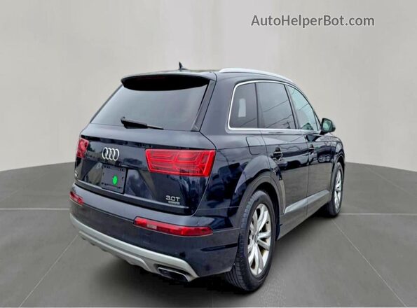 WA1LAAF7XHD031470 2017 AUDI Q7 Blue Front view
