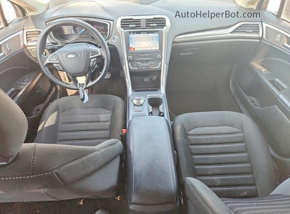 3FA6P0LU5KR235216 2019 FORD FUSION Black Widok zestawu wskaźników