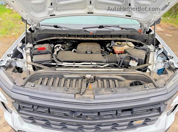 3GCNAAEK6PG350774 2023 CHEVROLET SILVERADO Белый Вид панели приборов