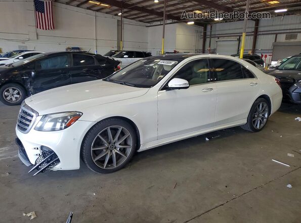 WDDUG6GB7JA364134 2018 MERCEDES-BENZ S-CLASS White Trasero izquierdo
