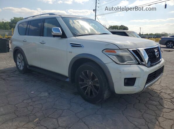 JN8AY2NF0J9330079 2018 NISSAN ARMADA Белый Вид спереди