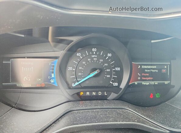 3FA6P0LU5KR235216 2019 FORD FUSION Black Widok tylnych siedzeń