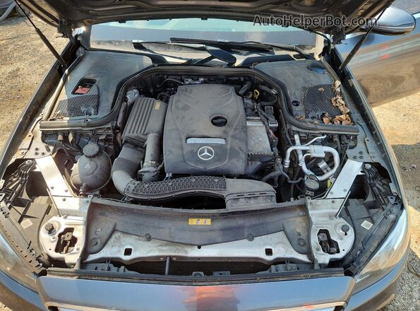 WDDZF4KB8HA146850 2017 MERCEDES-BENZ E Gray ძრავის განყოფილების ხედი