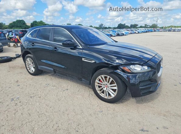 SADCK2GXXLA636367 2020 JAGUAR F-PACE Black წინა ხედი