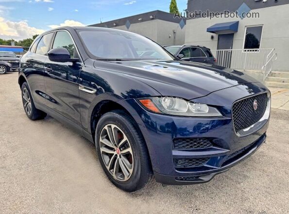 SADCJ2FX8LA619250 2020 JAGUAR F-PACE Синий Вид спереди