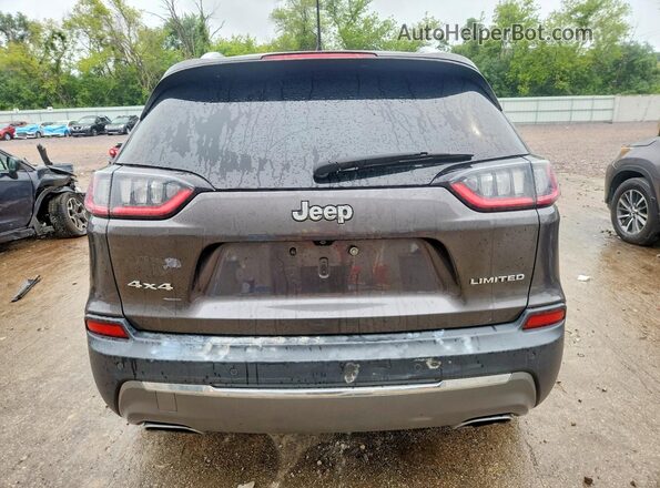 1C4PJMDN9KD134218 2019 JEEP CHEROKEE Серый Вид салона спереди