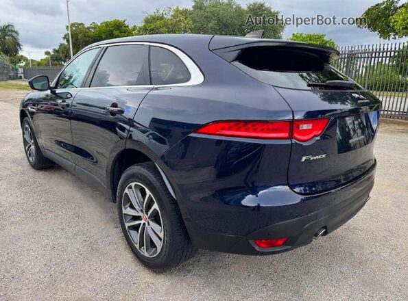 SADCJ2FX8LA619250 2020 JAGUAR F-PACE Синий Задняя правая четверть