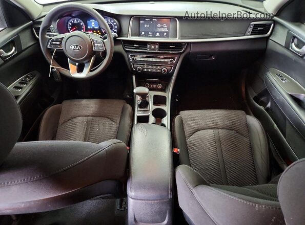 5XXGT4L37KG277345 2019 KIA OPTIMA Silver Widok zestawu wskaźników