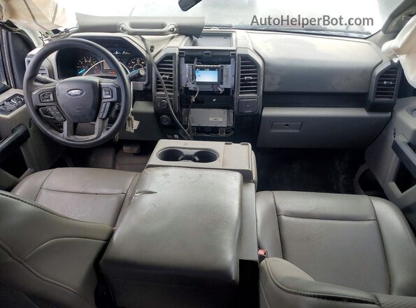 1FTFW1E55KKD58205 2019 FORD F150 White Սարքավորումների վահանակի տեսք