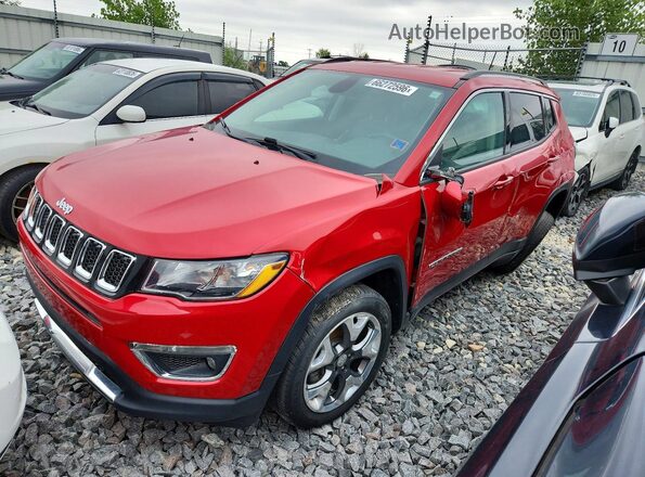 3C4NJDCB2KT854582 2019 JEEP COMPASS Красный Задняя левая четверть