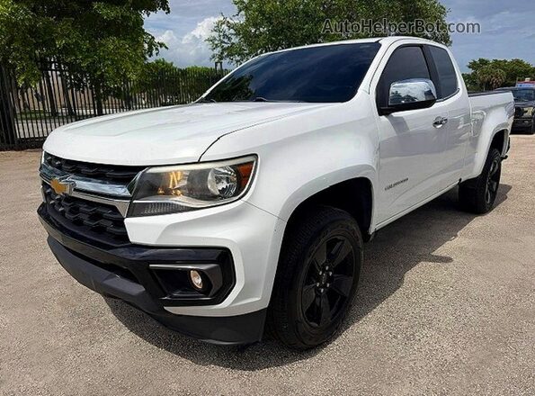 1GCHSCEN0M1292140 2021 CHEVROLET COLORADO White Trasero izquierdo