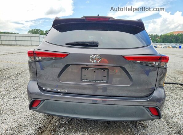 5TDCZRAH0MS534193 2021 TOYOTA HIGHLANDER Gray Front interior view
