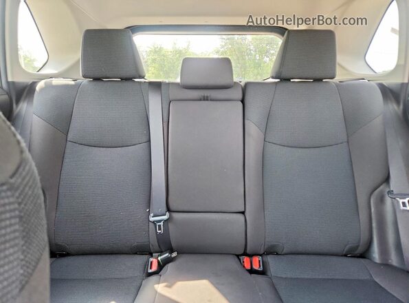 2T3H1RFV6SC317756 2025 TOYOTA RAV4 Black Rear interior view